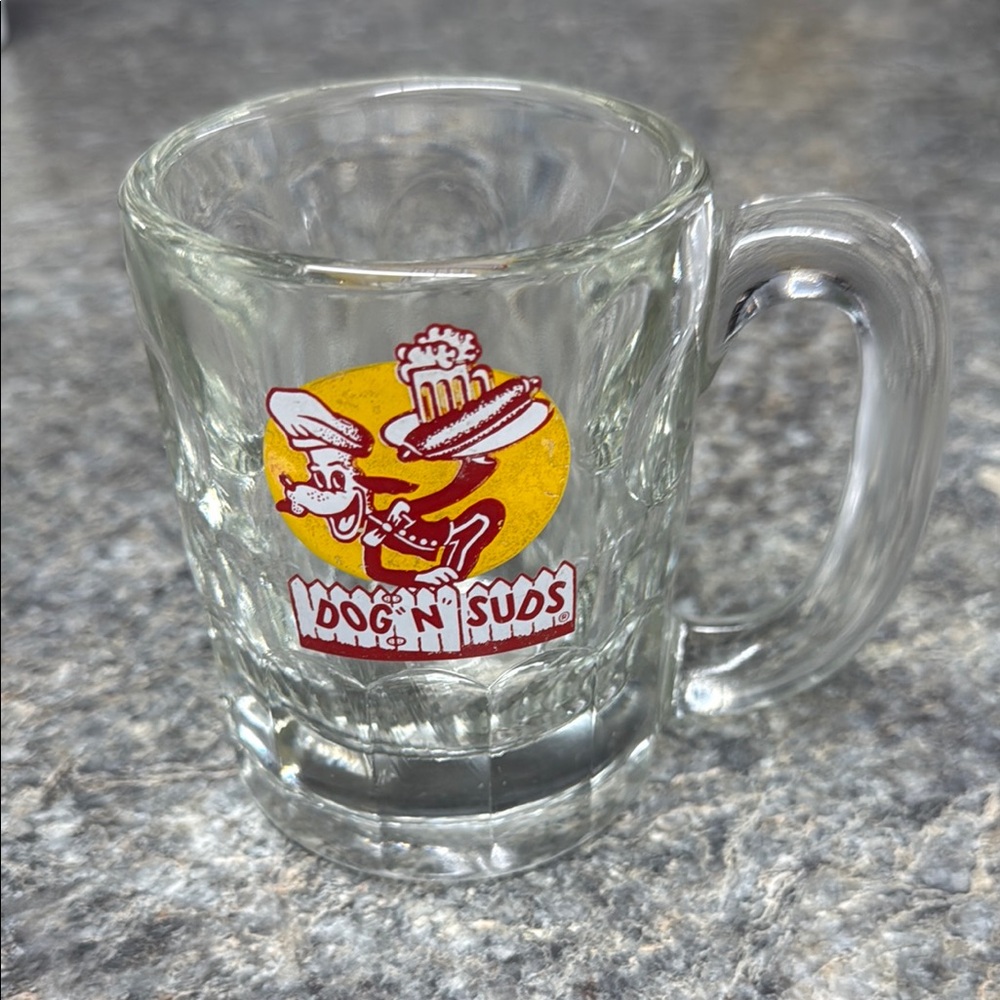 Vintage 1950’s Original Dog N’ Suds Rootbeer Mug, 8oz